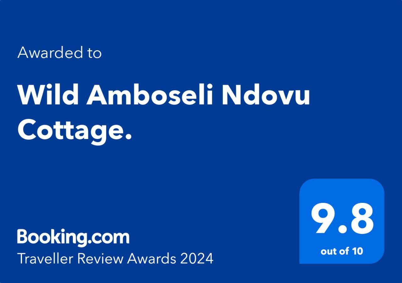 Wild Amboseli Ndovu Cottage. Ngoại thất bức ảnh